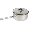 Кастрюля из нержавеющей стали TATONKA SHERPA POT 1.0 L с крышкой 4112